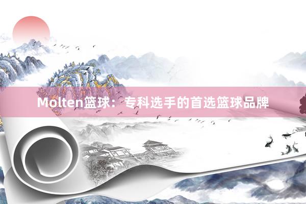 Molten篮球：专科选手的首选篮球品牌